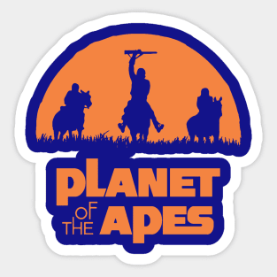 Monkey Warriors Planet Sticker